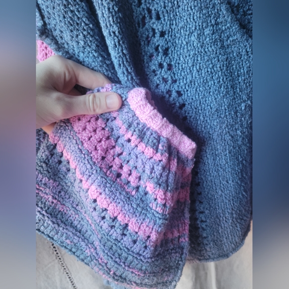 Free People Amethyst Sweater in Blue Combo (XS) - Picture 6 of 8